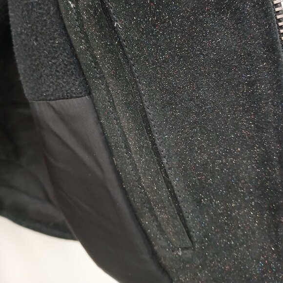 IRO Rare Black Speckle Suede Moto Jacket - Picture 6 of 9